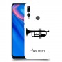 חצוצרה כיסוי מגן קשיח בעיצוב אישי עם השם שלך ל Huawei Y9 Prime (2019) יחידה אחת סקרין מובייל