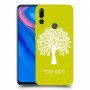 עץ כיסוי מגן קשיח בעיצוב אישי עם השם שלך ל Huawei Y9 Prime (2019) יחידה אחת סקרין מובייל