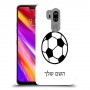 כדורגל - כדור כיסוי מגן קשיח בעיצוב אישי עם השם שלך ל LG G7 ThinQ יחידה אחת סקרין מובייל