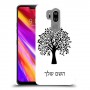 עץ כיסוי מגן קשיח בעיצוב אישי עם השם שלך ל LG G7 ThinQ יחידה אחת סקרין מובייל