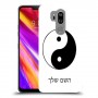 סמל יינג יאנג - סין כיסוי מגן קשיח בעיצוב אישי עם השם שלך ל LG G7 ThinQ יחידה אחת סקרין מובייל