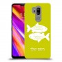 דגים כיסוי מגן קשיח בעיצוב אישי עם השם שלך ל LG G7 ThinQ יחידה אחת סקרין מובייל