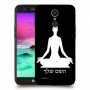 יוגה כיסוי מגן קשיח בעיצוב אישי עם השם שלך ל LG K10 (2017) יחידה אחת סקרין מובייל