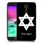 מגן דוד - ישראל כיסוי מגן קשיח בעיצוב אישי עם השם שלך ל LG K10 (2017) יחידה אחת סקרין מובייל