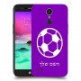 כדורגל - כדור כיסוי מגן קשיח בעיצוב אישי עם השם שלך ל LG K10 (2017) יחידה אחת סקרין מובייל