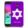 מגן דוד - ישראל כיסוי מגן קשיח בעיצוב אישי עם השם שלך ל LG K10 (2017) יחידה אחת סקרין מובייל