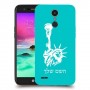 פסל החירות כיסוי מגן קשיח בעיצוב אישי עם השם שלך ל LG K10 (2017) יחידה אחת סקרין מובייל