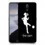 כדורגל - אישה כיסוי מגן קשיח בעיצוב אישי עם השם שלך ל Nokia 2.4 יחידה אחת סקרין מובייל