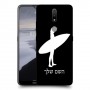 גלישה כיסוי מגן קשיח בעיצוב אישי עם השם שלך ל Nokia 2.4 יחידה אחת סקרין מובייל