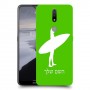 גלישה כיסוי מגן קשיח בעיצוב אישי עם השם שלך ל Nokia 2.4 יחידה אחת סקרין מובייל