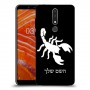 עקרב כיסוי מגן קשיח בעיצוב אישי עם השם שלך ל Nokia 3.1 Plus יחידה אחת סקרין מובייל