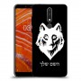 זאב כיסוי מגן קשיח בעיצוב אישי עם השם שלך ל Nokia 3.1 Plus יחידה אחת סקרין מובייל