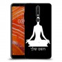 יוגה כיסוי מגן קשיח בעיצוב אישי עם השם שלך ל Nokia 3.1 Plus יחידה אחת סקרין מובייל