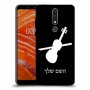 כינור כיסוי מגן קשיח בעיצוב אישי עם השם שלך ל Nokia 3.1 Plus יחידה אחת סקרין מובייל