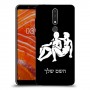 תאומים כיסוי מגן קשיח בעיצוב אישי עם השם שלך ל Nokia 3.1 Plus יחידה אחת סקרין מובייל