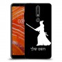 סמוראי כיסוי מגן קשיח בעיצוב אישי עם השם שלך ל Nokia 3.1 Plus יחידה אחת סקרין מובייל