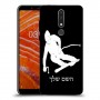 סקִי כיסוי מגן קשיח בעיצוב אישי עם השם שלך ל Nokia 3.1 Plus יחידה אחת סקרין מובייל