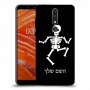 שלד כיסוי מגן קשיח בעיצוב אישי עם השם שלך ל Nokia 3.1 Plus יחידה אחת סקרין מובייל