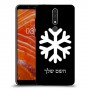 שלג כיסוי מגן קשיח בעיצוב אישי עם השם שלך ל Nokia 3.1 Plus יחידה אחת סקרין מובייל