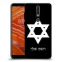 מגן דוד - ישראל כיסוי מגן קשיח בעיצוב אישי עם השם שלך ל Nokia 3.1 Plus יחידה אחת סקרין מובייל