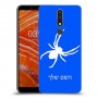 עכביש כיסוי מגן קשיח בעיצוב אישי עם השם שלך ל Nokia 3.1 Plus יחידה אחת סקרין מובייל