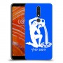 דלי כיסוי מגן קשיח בעיצוב אישי עם השם שלך ל Nokia 3.1 Plus יחידה אחת סקרין מובייל