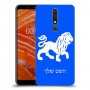 אריה כיסוי מגן קשיח בעיצוב אישי עם השם שלך ל Nokia 3.1 Plus יחידה אחת סקרין מובייל