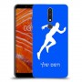 רץ כיסוי מגן קשיח בעיצוב אישי עם השם שלך ל Nokia 3.1 Plus יחידה אחת סקרין מובייל