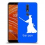 סמוראי כיסוי מגן קשיח בעיצוב אישי עם השם שלך ל Nokia 3.1 Plus יחידה אחת סקרין מובייל