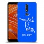 שחקן כדורעף כיסוי מגן קשיח בעיצוב אישי עם השם שלך ל Nokia 3.1 Plus יחידה אחת סקרין מובייל
