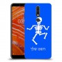 שלד כיסוי מגן קשיח בעיצוב אישי עם השם שלך ל Nokia 3.1 Plus יחידה אחת סקרין מובייל