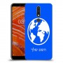 עולם כיסוי מגן קשיח בעיצוב אישי עם השם שלך ל Nokia 3.1 Plus יחידה אחת סקרין מובייל