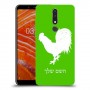 תרנגול כיסוי מגן קשיח בעיצוב אישי עם השם שלך ל Nokia 3.1 Plus יחידה אחת סקרין מובייל