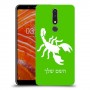 עקרב כיסוי מגן קשיח בעיצוב אישי עם השם שלך ל Nokia 3.1 Plus יחידה אחת סקרין מובייל