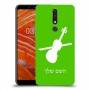 כינור כיסוי מגן קשיח בעיצוב אישי עם השם שלך ל Nokia 3.1 Plus יחידה אחת סקרין מובייל