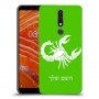 עקרב כיסוי מגן קשיח בעיצוב אישי עם השם שלך ל Nokia 3.1 Plus יחידה אחת סקרין מובייל