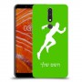 רץ כיסוי מגן קשיח בעיצוב אישי עם השם שלך ל Nokia 3.1 Plus יחידה אחת סקרין מובייל