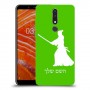 סמוראי כיסוי מגן קשיח בעיצוב אישי עם השם שלך ל Nokia 3.1 Plus יחידה אחת סקרין מובייל