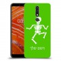 שלד כיסוי מגן קשיח בעיצוב אישי עם השם שלך ל Nokia 3.1 Plus יחידה אחת סקרין מובייל