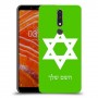 מגן דוד - ישראל כיסוי מגן קשיח בעיצוב אישי עם השם שלך ל Nokia 3.1 Plus יחידה אחת סקרין מובייל