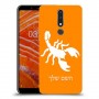 עקרב כיסוי מגן קשיח בעיצוב אישי עם השם שלך ל Nokia 3.1 Plus יחידה אחת סקרין מובייל
