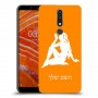 בתולה כיסוי מגן קשיח בעיצוב אישי עם השם שלך ל Nokia 3.1 Plus יחידה אחת סקרין מובייל