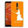 סמוראי כיסוי מגן קשיח בעיצוב אישי עם השם שלך ל Nokia 3.1 Plus יחידה אחת סקרין מובייל
