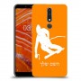 סקִי כיסוי מגן קשיח בעיצוב אישי עם השם שלך ל Nokia 3.1 Plus יחידה אחת סקרין מובייל