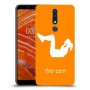 אימון ספורט - אישה כיסוי מגן קשיח בעיצוב אישי עם השם שלך ל Nokia 3.1 Plus יחידה אחת סקרין מובייל