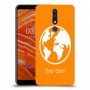 עולם כיסוי מגן קשיח בעיצוב אישי עם השם שלך ל Nokia 3.1 Plus יחידה אחת סקרין מובייל