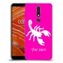 עקרב כיסוי מגן קשיח בעיצוב אישי עם השם שלך ל Nokia 3.1 Plus יחידה אחת סקרין מובייל