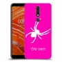 עכביש כיסוי מגן קשיח בעיצוב אישי עם השם שלך ל Nokia 3.1 Plus יחידה אחת סקרין מובייל