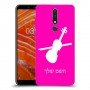 כינור כיסוי מגן קשיח בעיצוב אישי עם השם שלך ל Nokia 3.1 Plus יחידה אחת סקרין מובייל