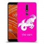 גדי כיסוי מגן קשיח בעיצוב אישי עם השם שלך ל Nokia 3.1 Plus יחידה אחת סקרין מובייל